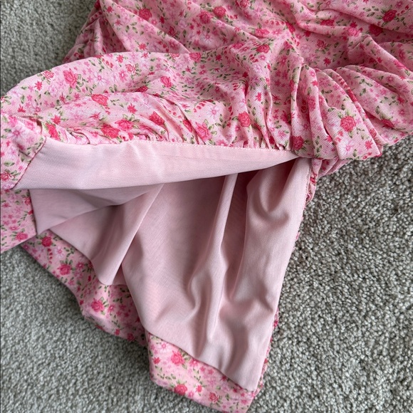 Likely Tash Midi Floral One Shoulder Bodycon Pink Dress - Picture 8 of 10